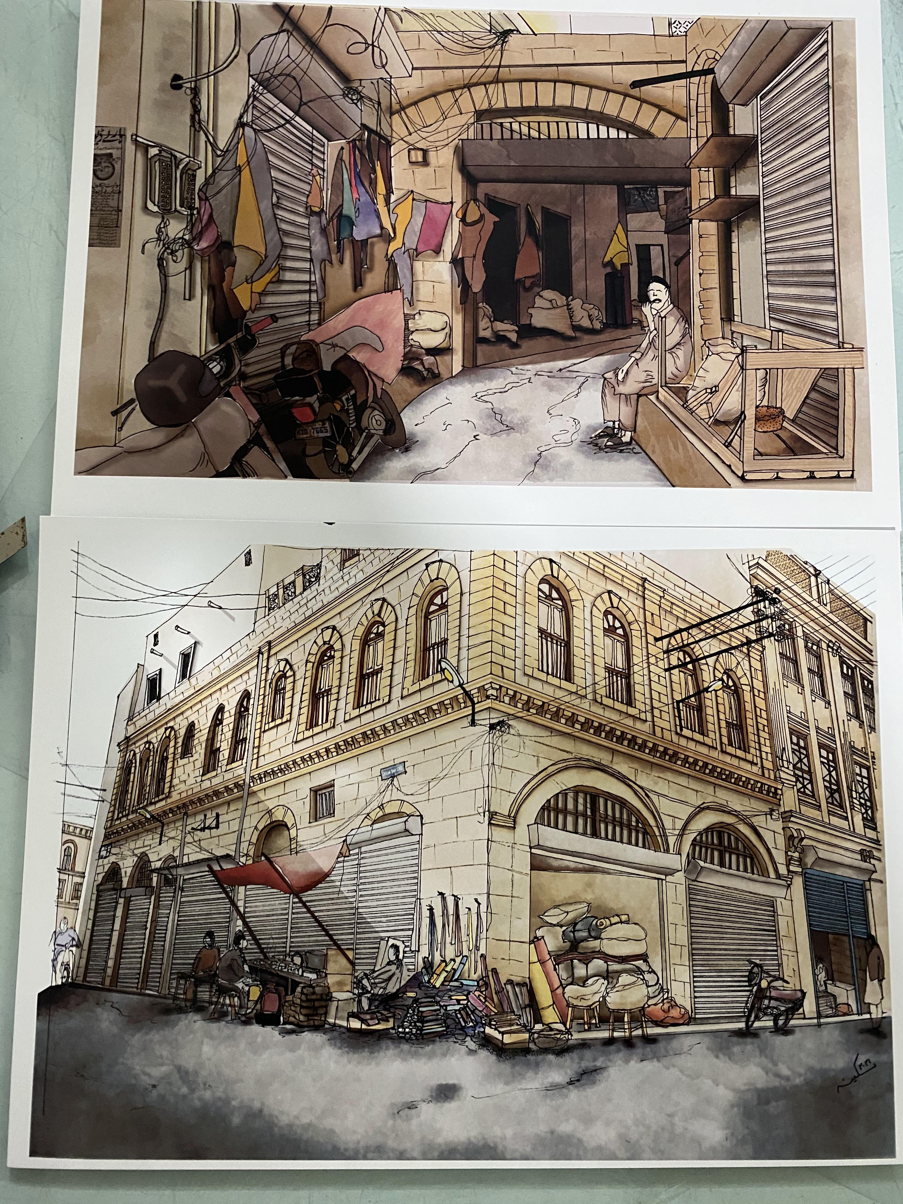 Collectable Karachi Leather Bazaar Post Card