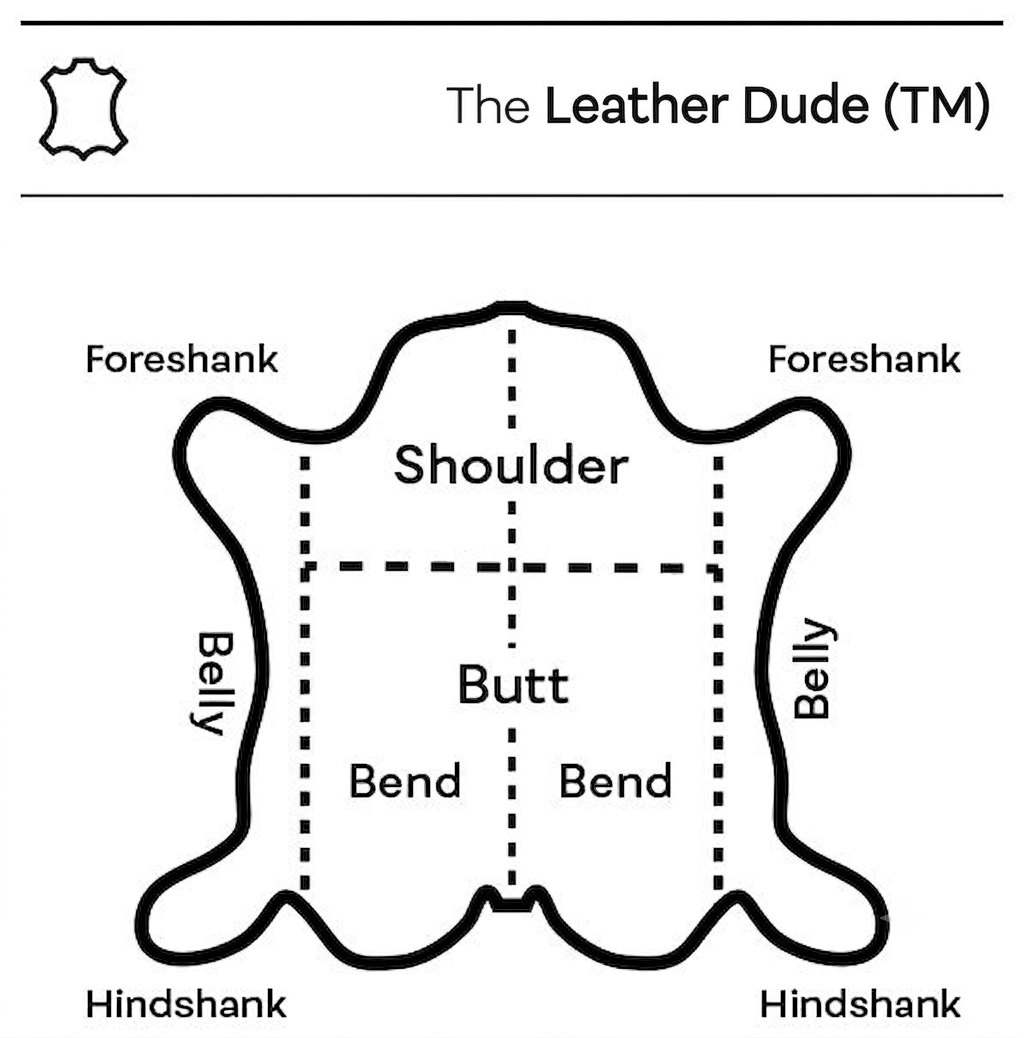 Ajax - Two Tone Pebbled Cowhide Upholstery