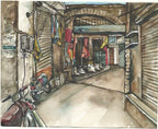 Collectable Karachi Leather Bazaar Post Card
