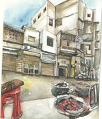 Collectable Karachi Leather Bazaar Post Card