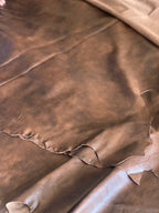 Ajax - Two Tone Pebbled Cowhide Upholstery